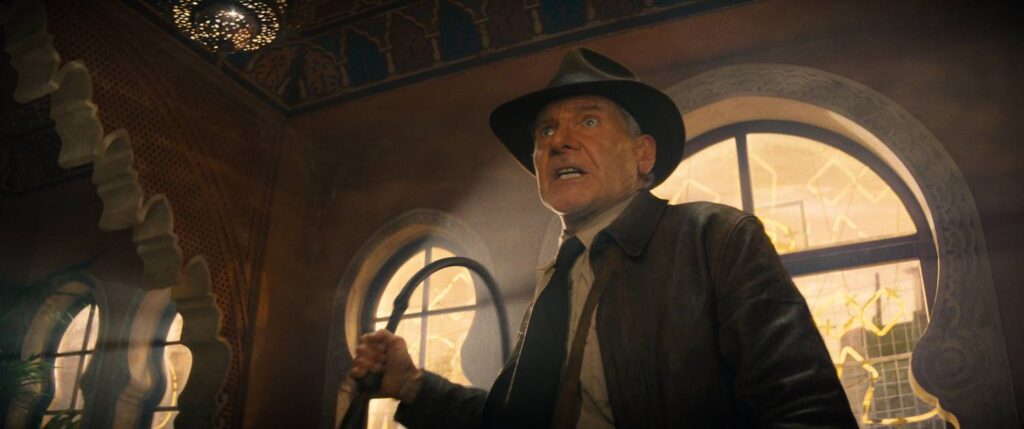 Harrison Ford som Indiana Jones i Indiana Jones and the Dial of Destiny. (©Paramount Pictures/Lucasfilm)