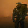 Master Chief carrying a person.
